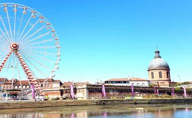 Décor pour votre tournage : le port Viguerie en bord de Garonne à Toulouse